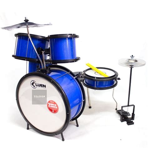 Bateria Infantil Luen Pop Chimbal Telesom Proaudio