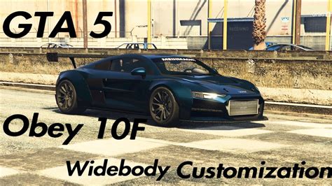 GTA 5 ONLINE Obey 10F Widebody Benny S Customization PS5 Gameplay