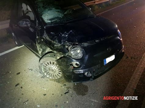 Incidente Sulla Statale Scontro Fra Auto Al Bivio Per Siculiana Marina