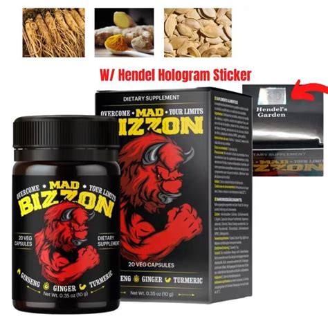 Original Mad Bizzon 20 Capsules For Men's Health | Lazada PH