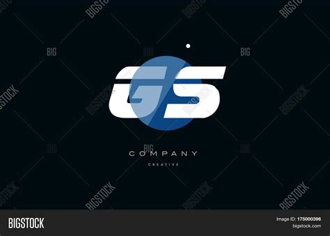 Gs G S Blue White Vector & Photo (Free Trial) | Bigstock