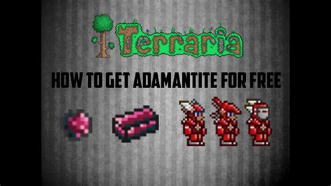 Terraria Ios How To Get Adamantite For Free Youtube