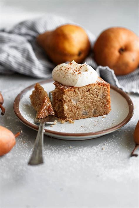 Spiced Almond Pear Cake Easy Pear Cake Recipe A Beautiful Plate