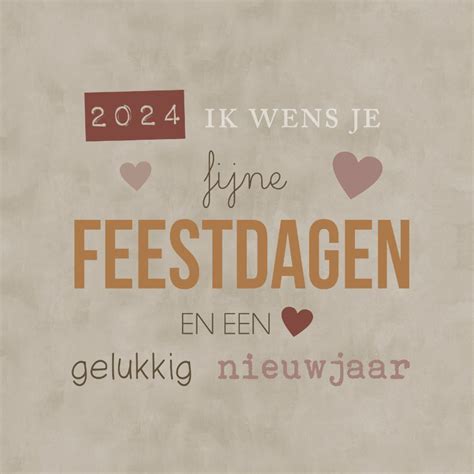 Kerstkaart Kalkachtergrond Met Typografie Kaartje2go