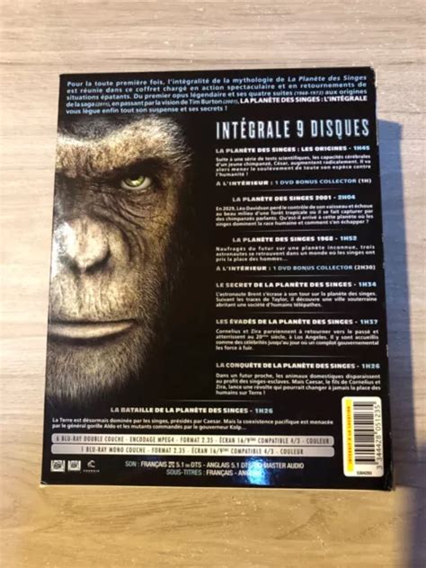 La Plan Te Des Singes L Int Grale Des Films Coffret Blu Ray