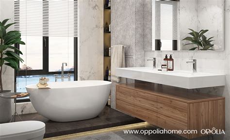 Wall Hung Vanity Unit With Double Sink Contemporary Style, 52% OFF