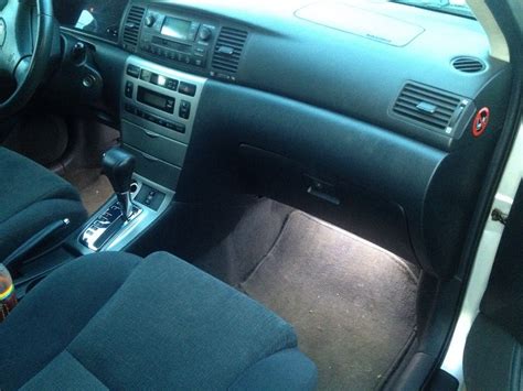 Подсветка ног и салона — Toyota Corolla (120), 1,6 л, 2002 года ...
