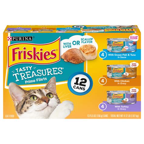 Save On Friskies Tasty Treasures Prime Filets Wet Cat Food Variety Pack