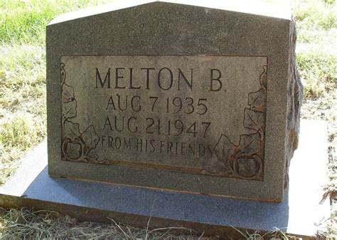 Melton B Riddles M Morial Find A Grave