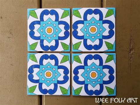 Persian Tiles Art Project - Homeschool Companion