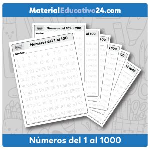 N Meros Del Al Material Educativo