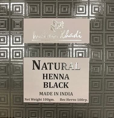 Natural Henna BLACK, Indian Khadi (Натуральная Хна для волос ЧЕРНАЯ ...