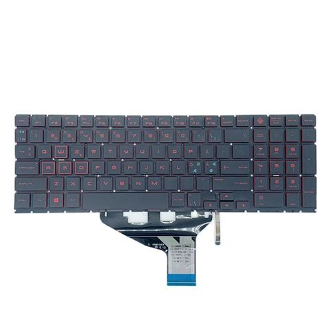 Ru Layout Red Backlit Keyboard For Hp Omen 15 Dc 15 Dc0005tx Tpn Q211 Laptop Lauk English