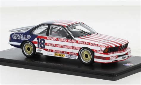 Modellautos Bmw 635 143 Spark Csi No18 Championnat De France