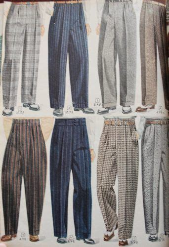 1940s Men's Casual Clothing- Shirts, Trousers, Pullover Vests | Vintage ...