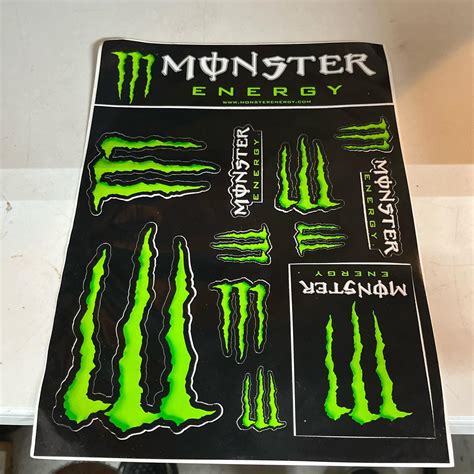 Monster Energy Stickers (12 in total) #MonsterEnergy - Depop