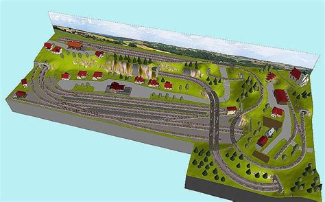 Mittelgro E Anlagen Teil Modellbahn Hoeber