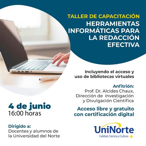 Taller De Capacitación En Herramientas Informáticas Para La Redacción Efectiva Dirección De