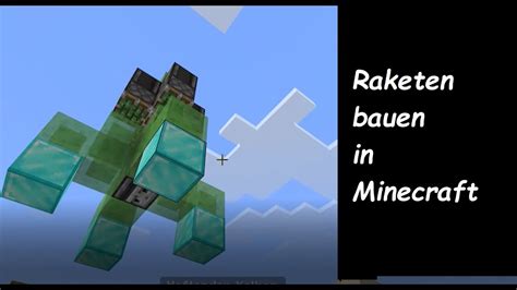 Rakete Bauen In Minecraft Youtube