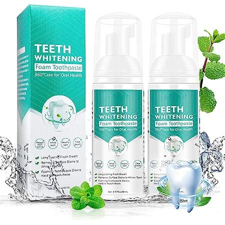 Amazon Eelhoe Teeth Whitening Toothpaste Foam Teeth Aid Mouthwash