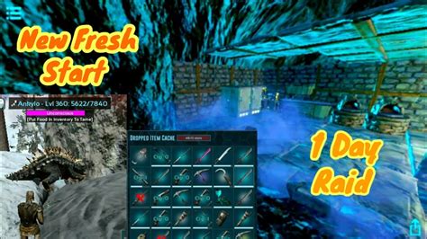 F E R O X Ark Mobile Fresh Start PvP Wipe Under Water Base 1 Day