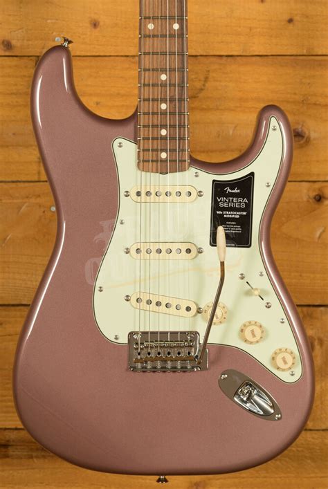 Fender Vintera S Stratocaster Modified Pau Ferro Burgundy Mist