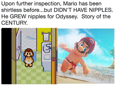 Mario S Nipples Know Your Meme