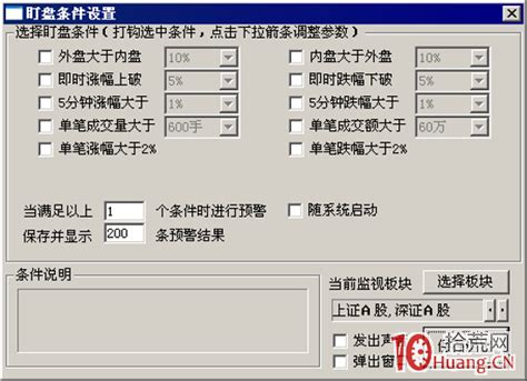 同花顺鹰眼盯盘的使用技巧图解 拾荒网 专注股票涨停板打板技术技巧进阶的炒股知识学习网