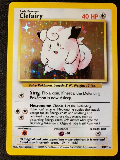 Mavin Clefairy Base Set