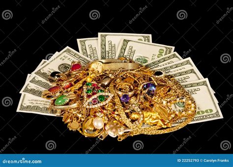 Money And Jewelry Stock Image Image Of Commodity Bracelet 22252793