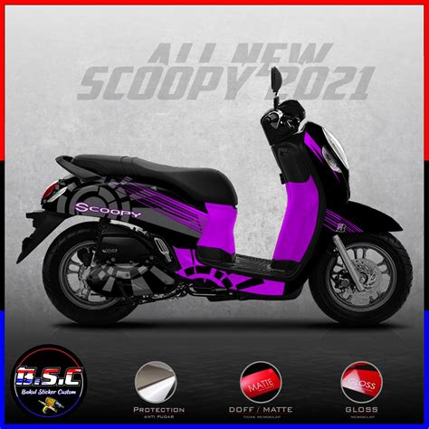 Jual Sticker Decal FULL BODY FULL PART Scoopy FI Scoopy 2021 Motif