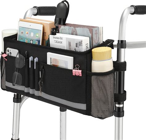 Amazon Exlifbag Walker Basket Folding Walker Bag With Cup Holder