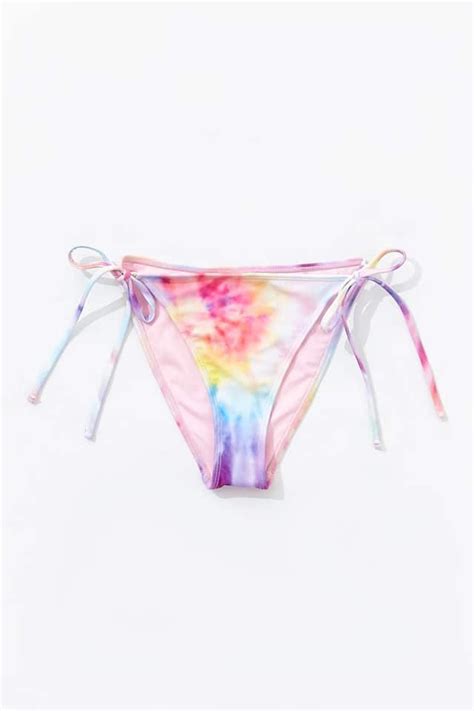 Tie Dye String Bikini Bottoms Women Of Edm