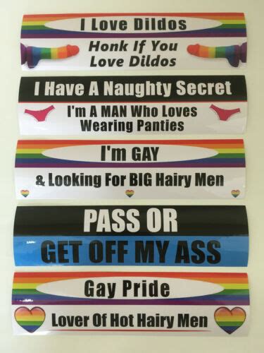 Funny Bumper Sticker Prank Sticker For Car Joke Bumper Stickers 5 Pack Ebay