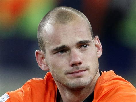 Bald Celebs Wesley Sneijder Dutch Footballer