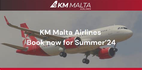 Km Malta Airlines Opens Its Summer Program For Bookings On Monday