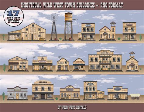 Wild West Clipart Wild West Buildings Wild West PNG Wild West Saloon