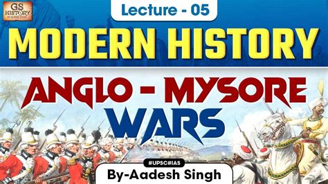 Anglo Mysore Wars Indian Modern History Upsc Lecture Gs