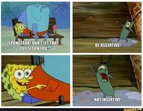 Spongebob Squarepants Assertive