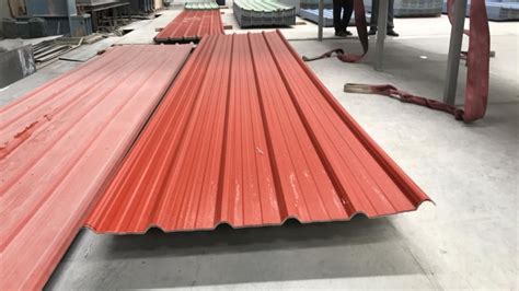 Color Coated Cold Rolled UPVC Roofing Sheets Thickness Of Sheet 2 5