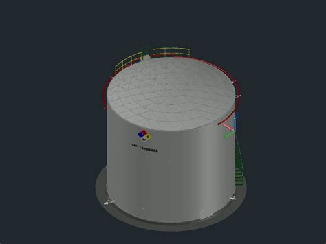 Tank Api Geodesic Dome Roof In Autocad Cad Mb Bibliocad