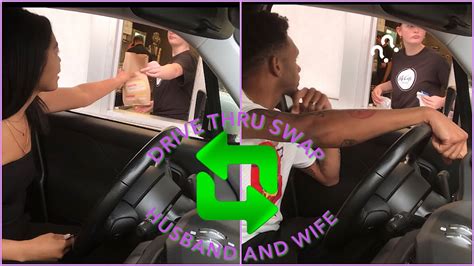 DRIVE THRU SWAP CHALLENGE HUSBAND WIFE EDITION YouTube