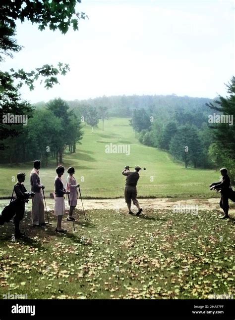 Vintage 1930s golf course hi-res stock photography and images - Alamy