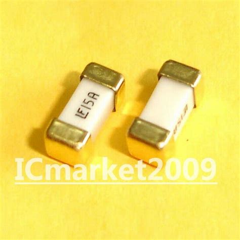 50 PCS 15A 1808 LF15A Littelfuse Fast Acting Surface Mount Fuses