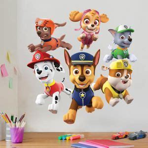 PAW Patrol Wandtattoos Wandbilder Fototapeten Fenstersticker