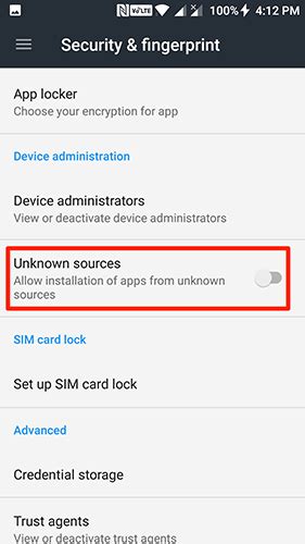 Steps To Enable Unknown Sources Settings On Android All Brands