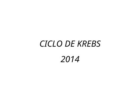 Ppt Ciclo De Krebs C Dokumen Tips