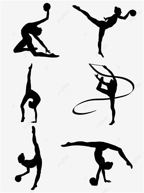 Gymnastics Silhouette PNG Transparent Gymnastics Silhouette Vector