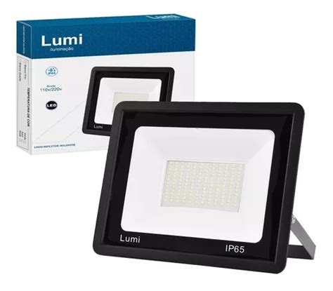 Kit Lumin Ria Holofote Refletor Super Led W Bivolt Lumi