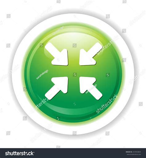 Four Arrows Pointing Icon Stock Vector Royalty Free 257053804 Shutterstock